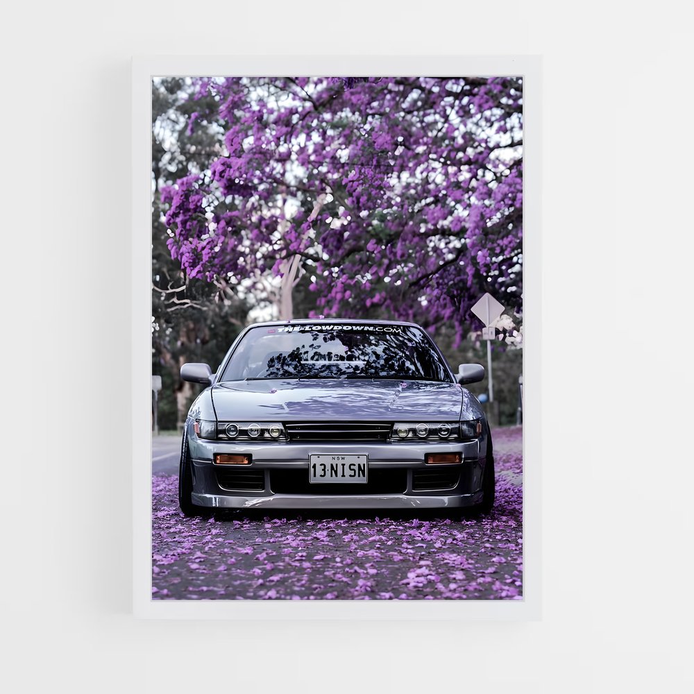 Poster Nuit Fleurie – affiche Nissan (vue 3)